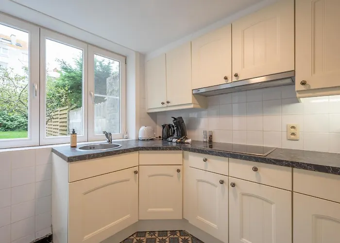 Light-filled With Private Garden 公寓 奥斯滕德